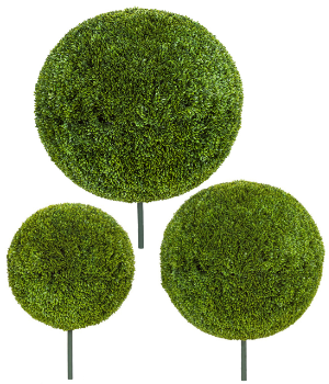 Triple Ball Japanese Boxwood Outdoor Topiary - 30 inch